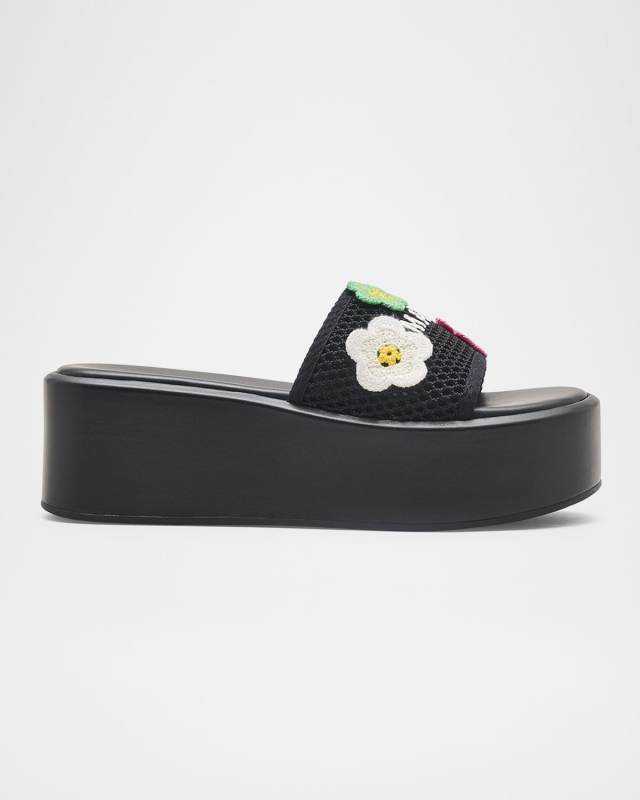 The Platform Daisy Crochet Sandals